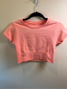 OFFLINE‎ by Aerie Real Good Cropped Active Tee Pink Size Medium